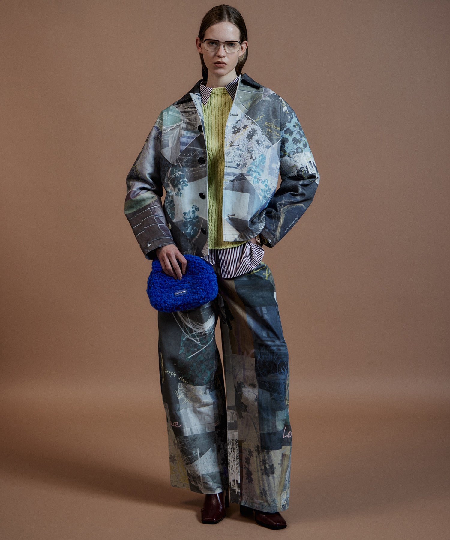 【26AUTUMN PRE-ORDER】Collage Drawing Pants
