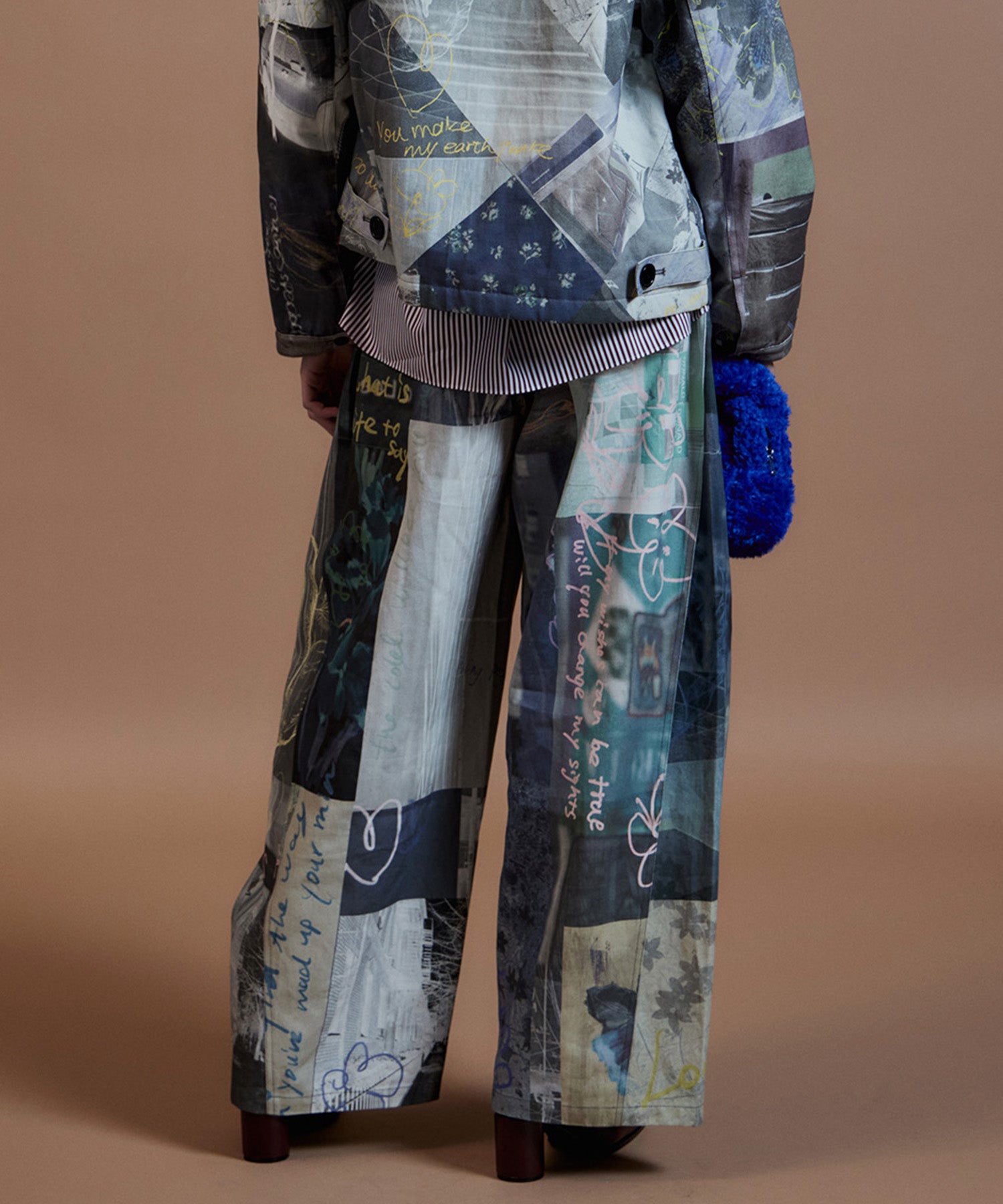 【26AUTUMN PRE-ORDER】Collage Drawing Pants