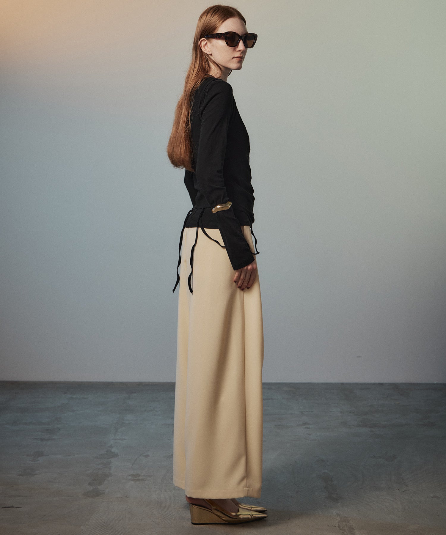 【26AUTUMN PRE-ORDER】Layered Sheer Top
