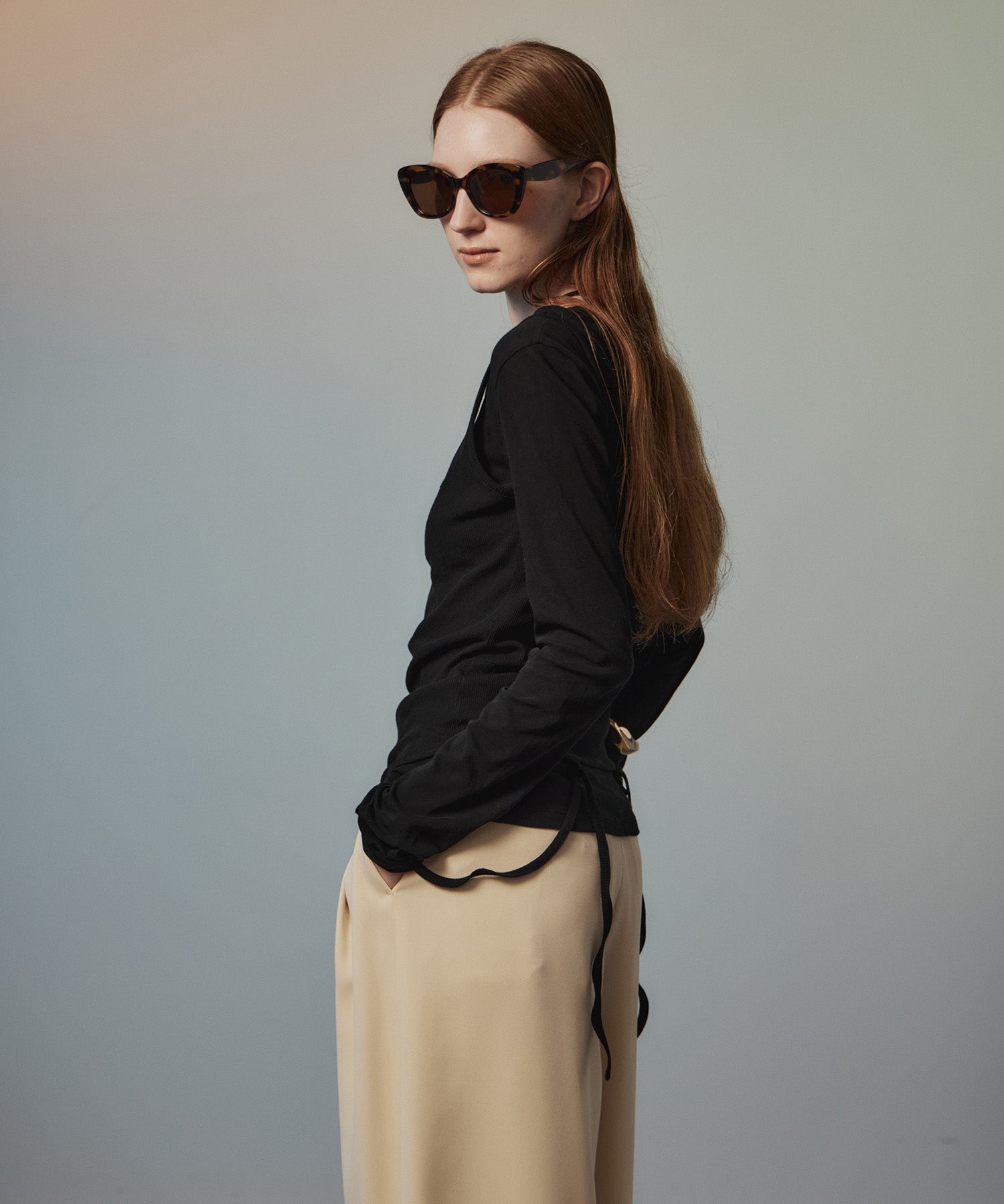 【26AUTUMN PRE-ORDER】Layered Sheer Top