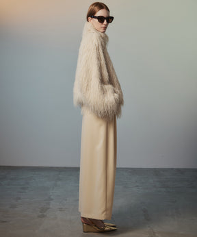 【26AUTUMN PRE-ORDER】Feather High-Neck Blouson