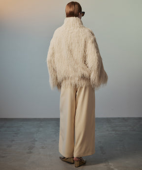 【26AUTUMN PRE-ORDER】Feather High-Neck Blouson