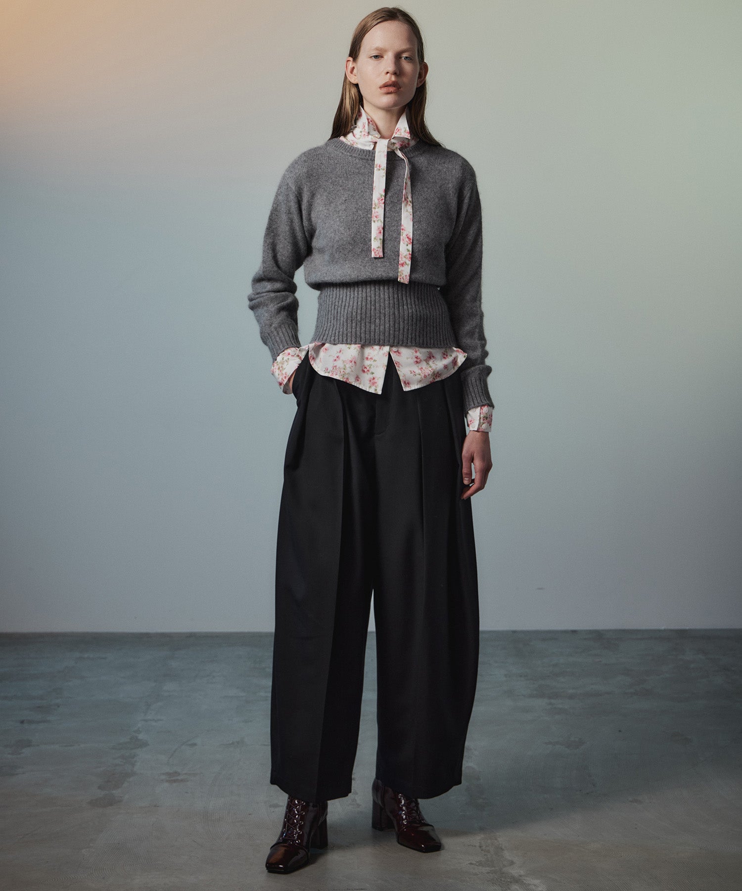【26AUTUMN PRE-ORDER】Two-Tuck Cocoon Pants