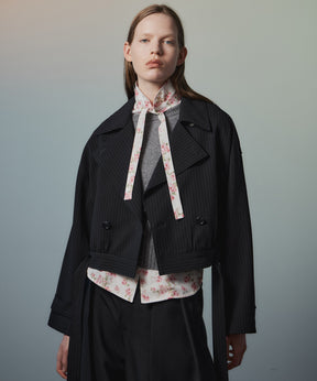 【26AUTUMN PRE-ORDER】Suiting Short Trench Coat