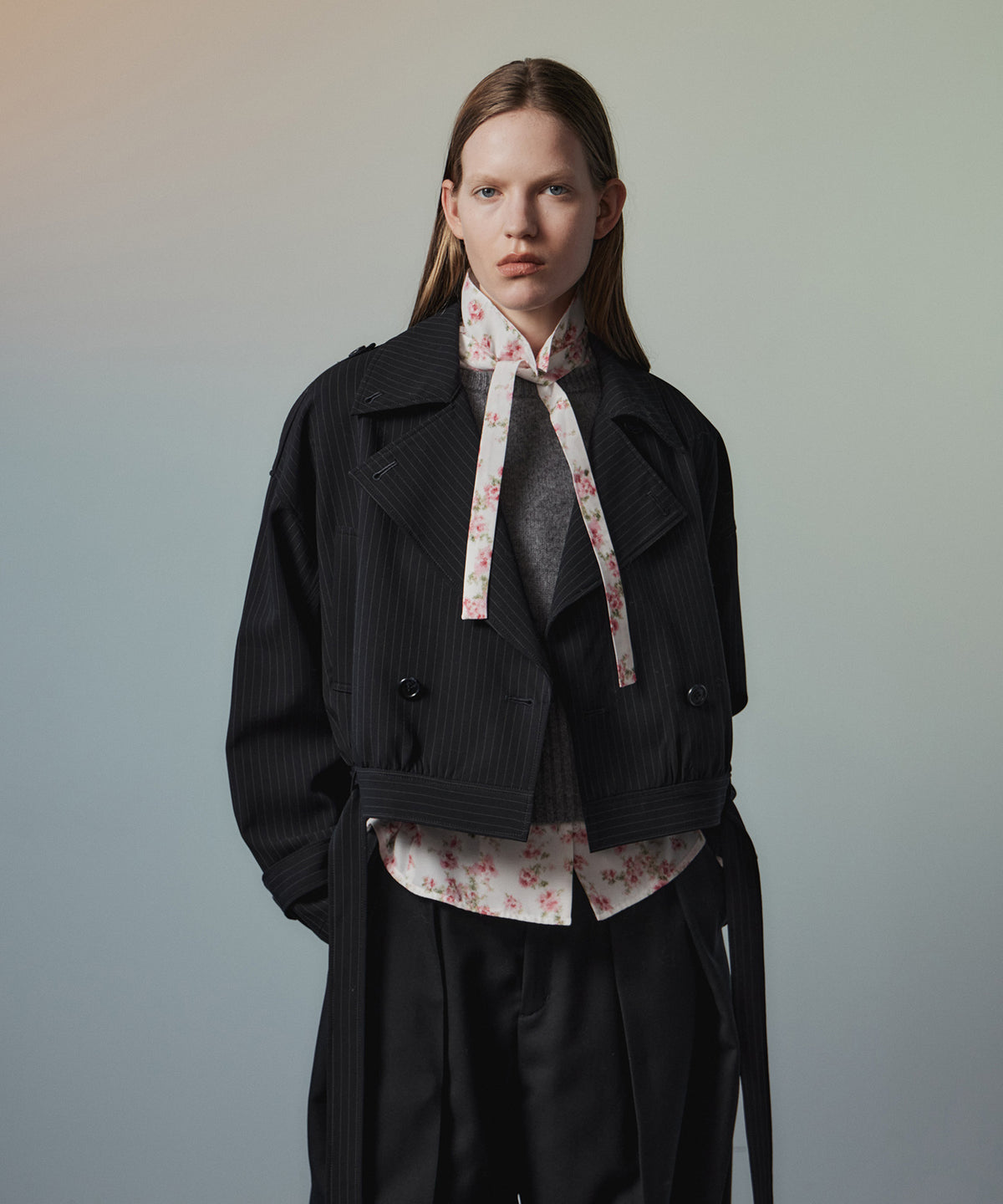 【26AUTUMN PRE-ORDER】Suiting Short Trench Coat