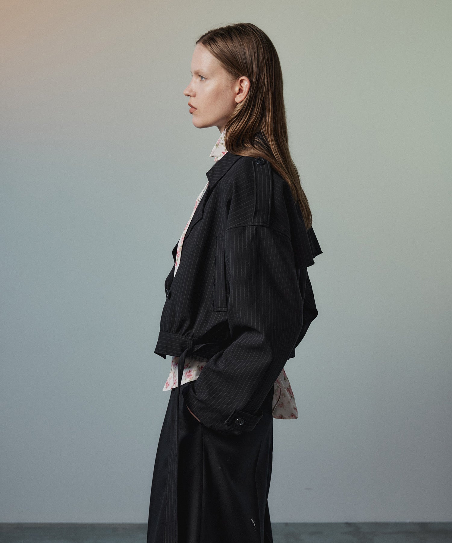【26AUTUMN PRE-ORDER】Suiting Short Trench Coat
