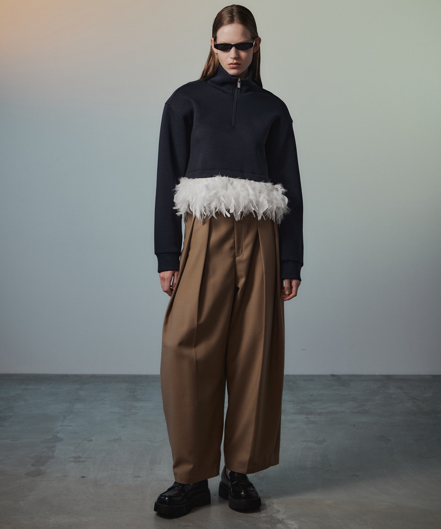【26AUTUMN PRE-ORDER】Two-Tuck Cocoon Pants