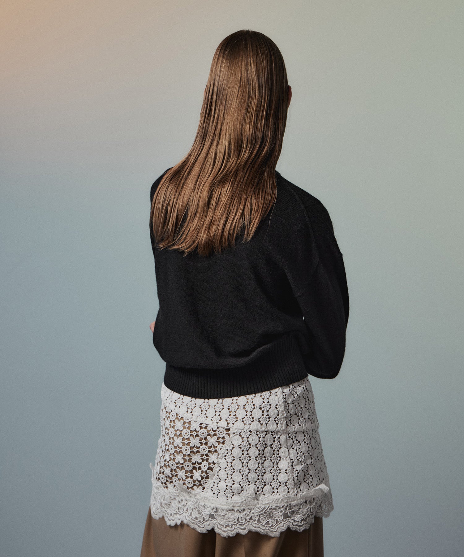 【26AUTUMN PRE-ORDER】Scarf Knit Top