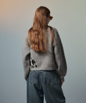 【26AUTUMN PRE-ORDER】Dalmatian Knit Cardigan