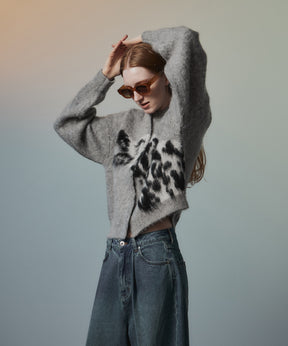 【26AUTUMN PRE-ORDER】Dalmatian Knit Cardigan