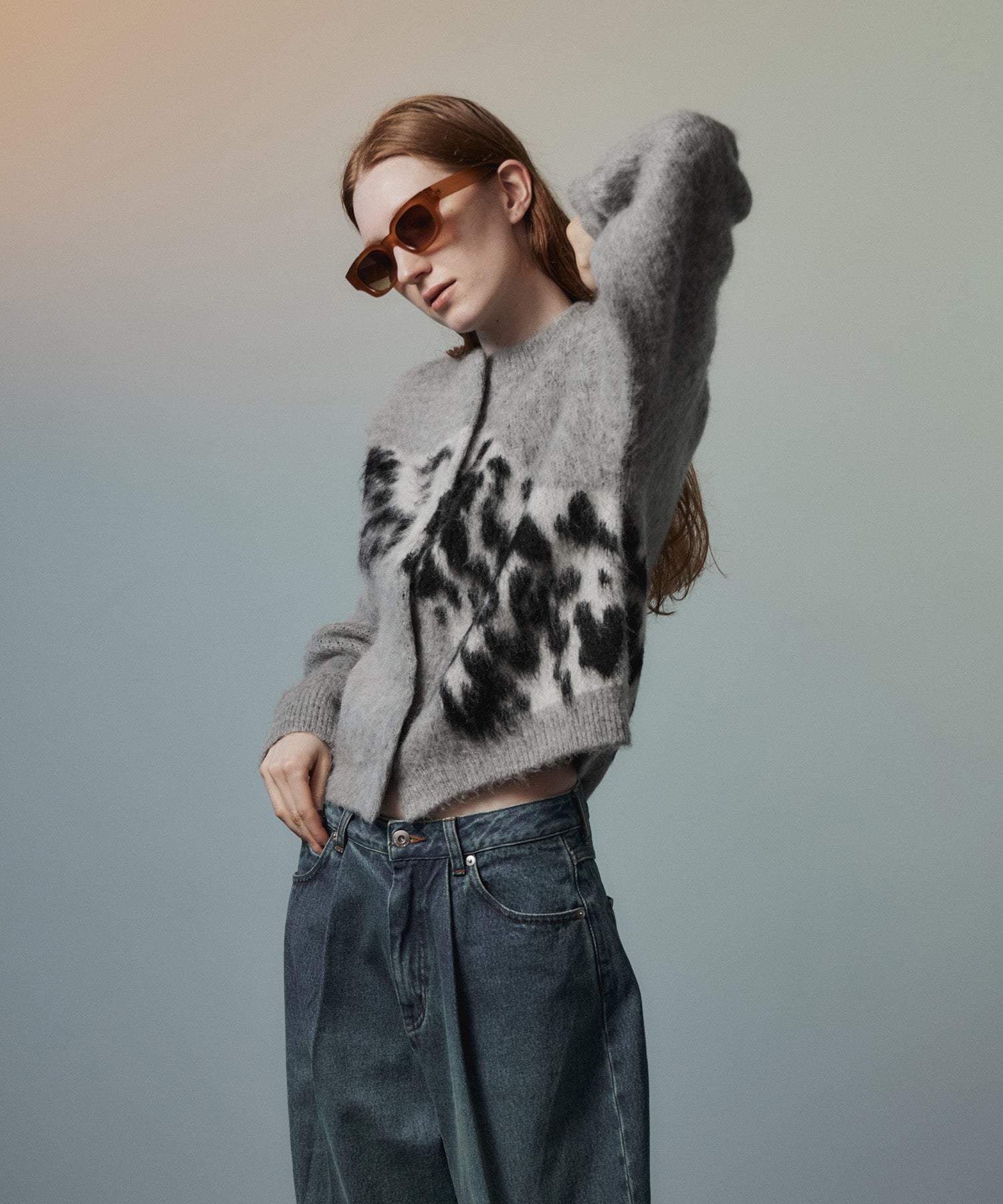 【26AUTUMN PRE-ORDER】Dalmatian Knit Cardigan