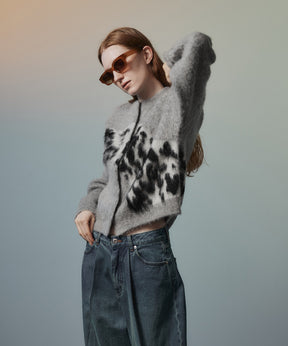 【26AUTUMN PRE-ORDER】Dalmatian Knit Cardigan