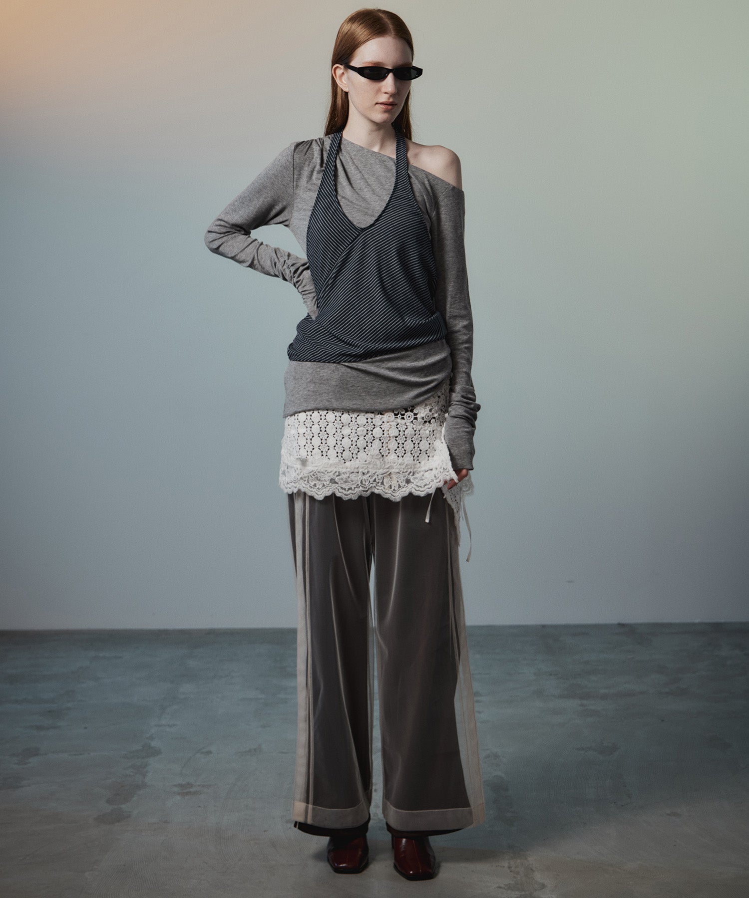 【26AUTUMN PRE-ORDER】Multi-Way Lace Wrap Skirt