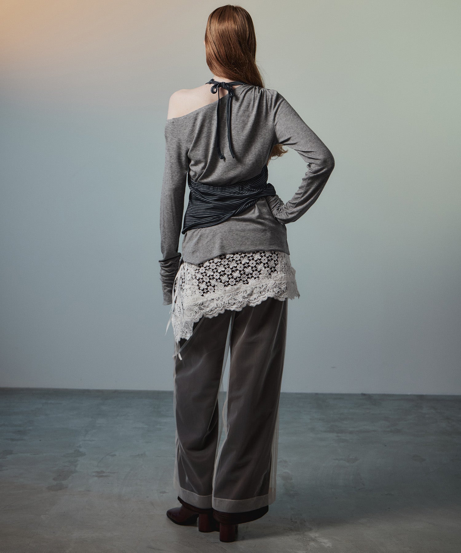 【26AUTUMN PRE-ORDER】Multi-Way Lace Wrap Skirt