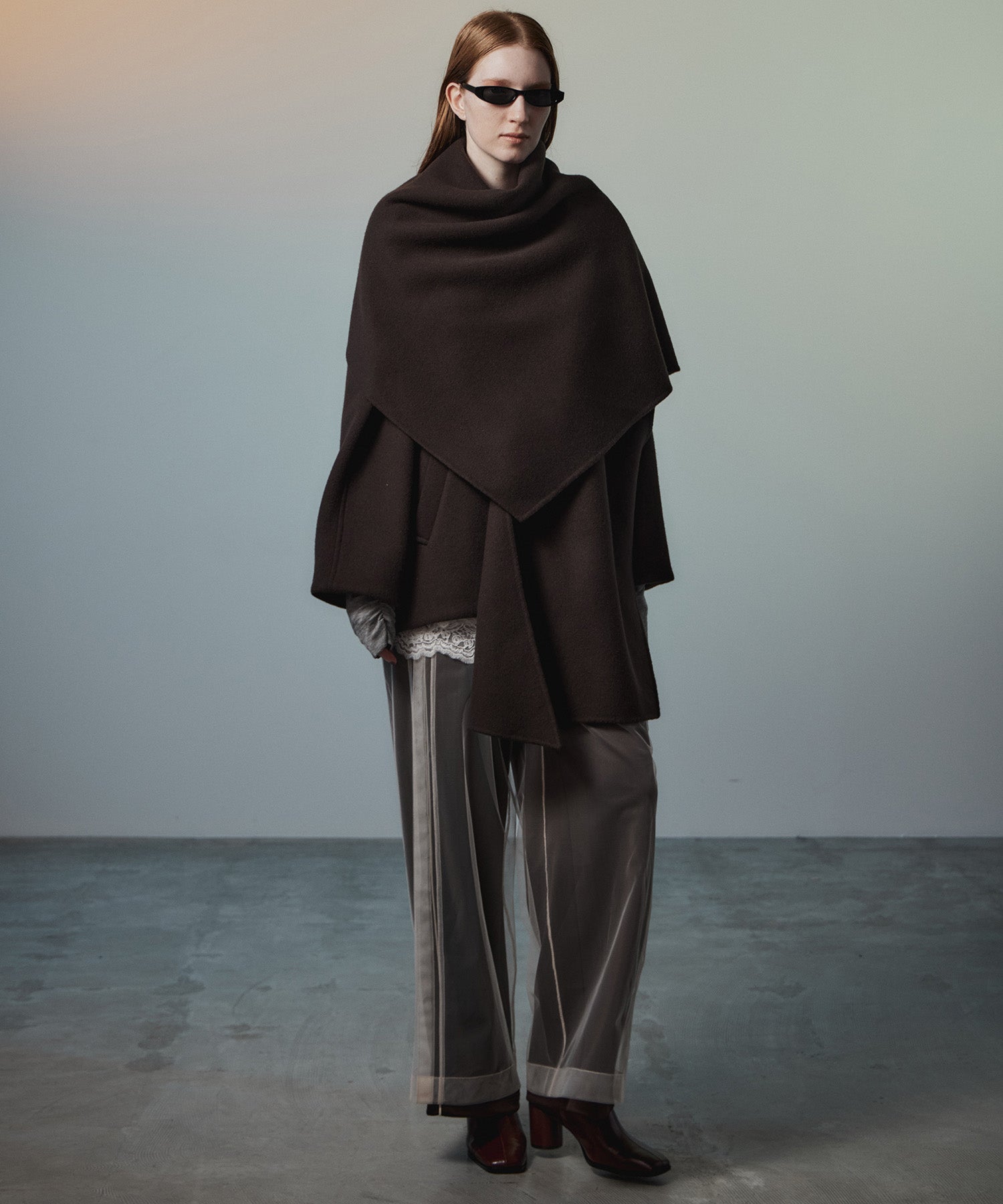 【26AUTUMN PRE-ORDER】Tulle Side Line Jersey Pants