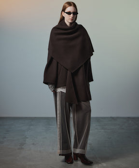 【26AUTUMN PRE-ORDER】Tulle Side Line Jersey Pants