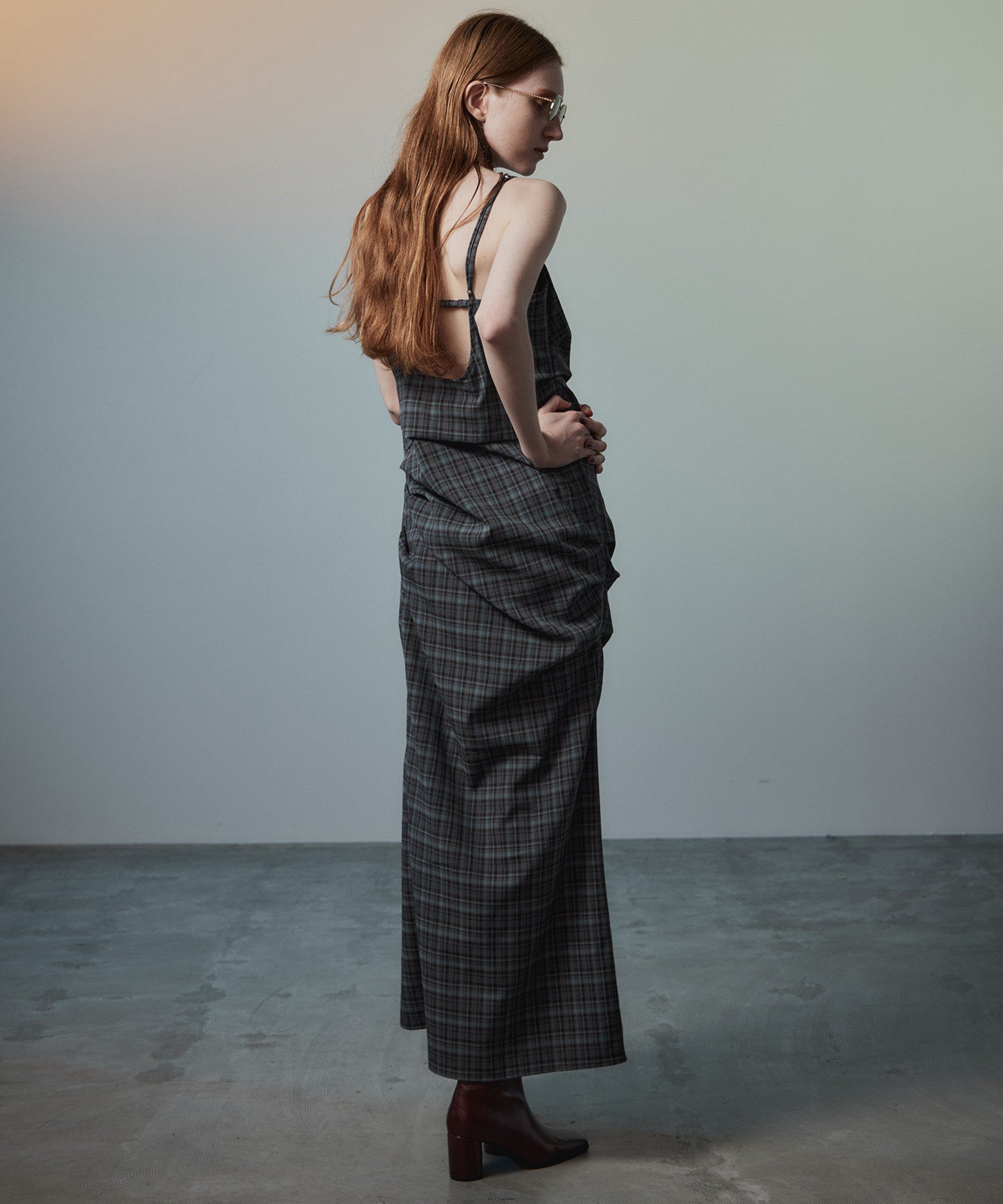 【26AUTUMN PRE-ORDER】Drape Dress with Babushka