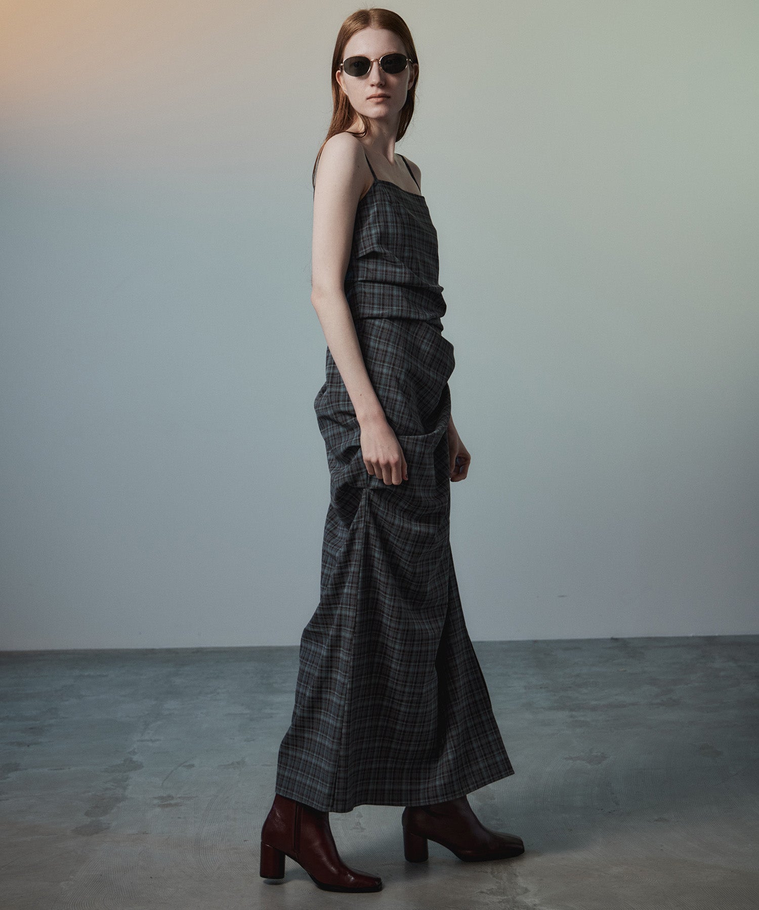 【26AUTUMN PRE-ORDER】Drape Dress with Babushka