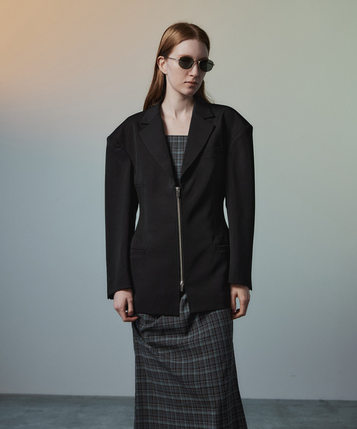 【26AUTUMN PRE-ORDER】Oversized Jacket with Ribbed Waist