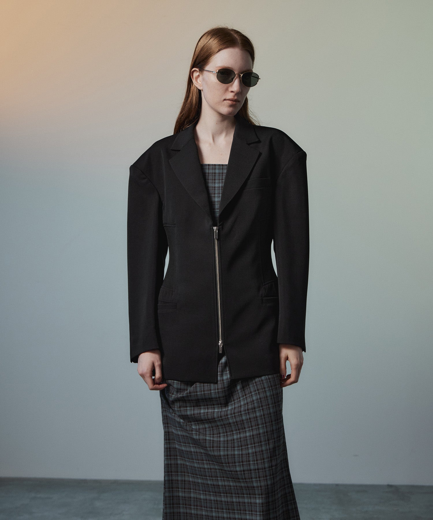 【26AUTUMN PRE-ORDER】Oversized Jacket with Ribbed Waist