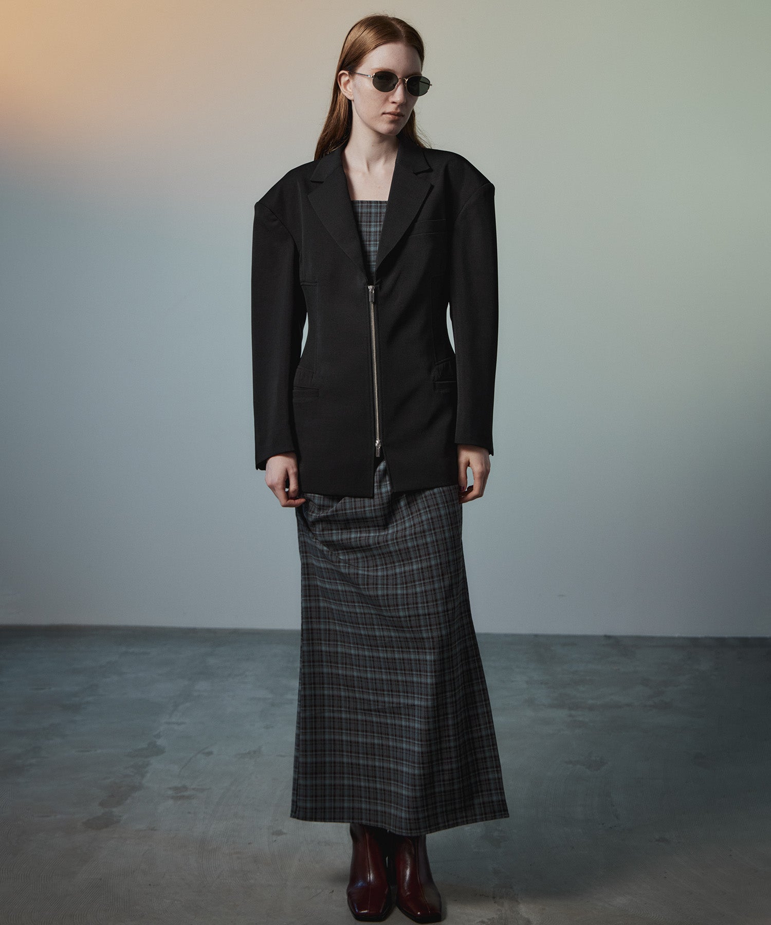 【26AUTUMN PRE-ORDER】Oversized Jacket with Ribbed Waist