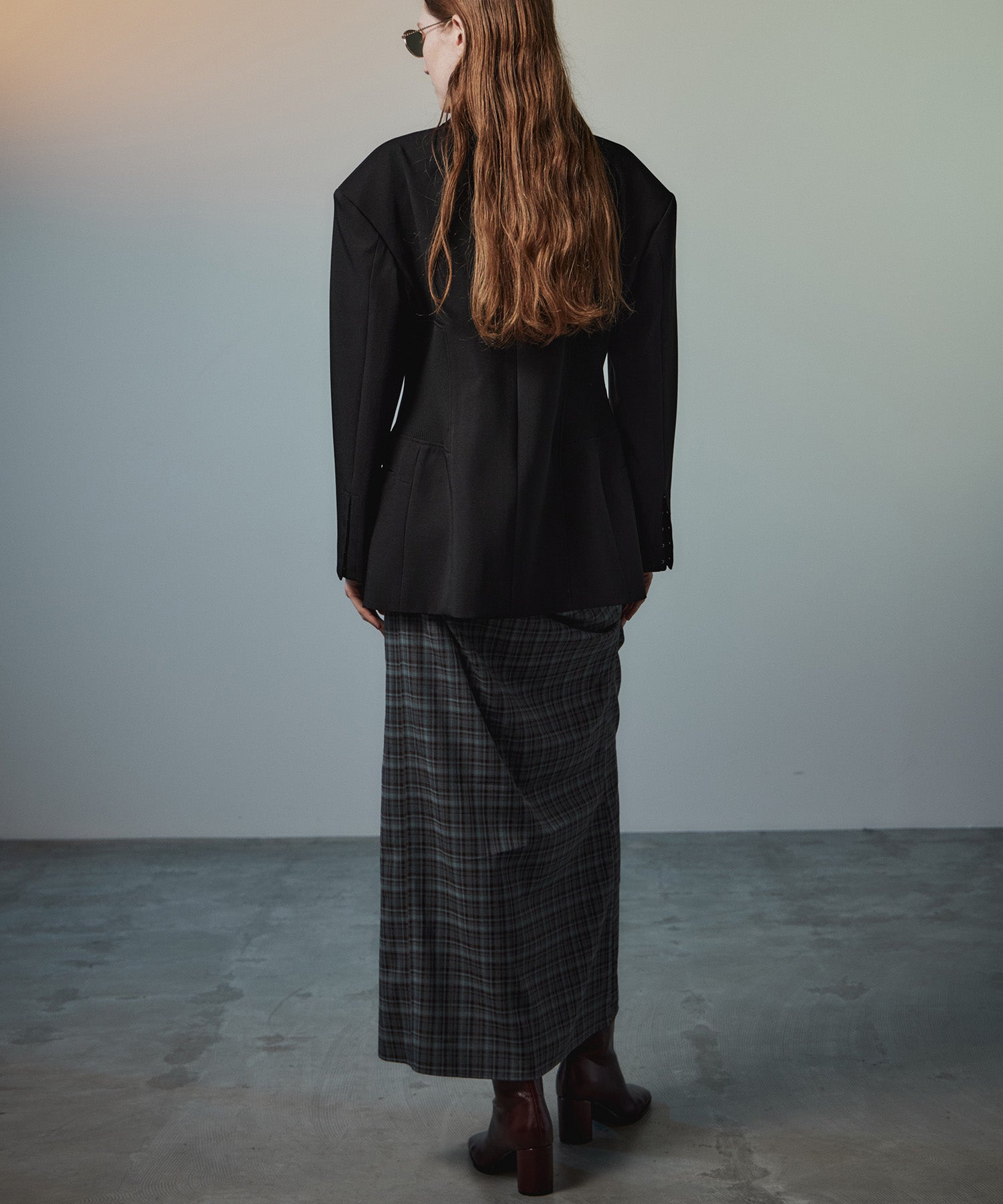【26AUTUMN PRE-ORDER】Oversized Jacket with Ribbed Waist