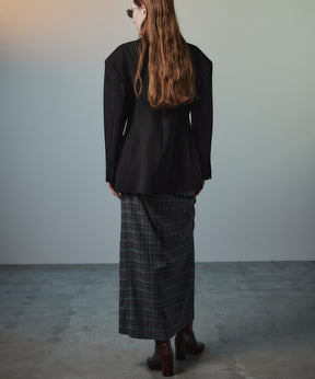 【26AUTUMN PRE-ORDER】Oversized Jacket with Ribbed Waist