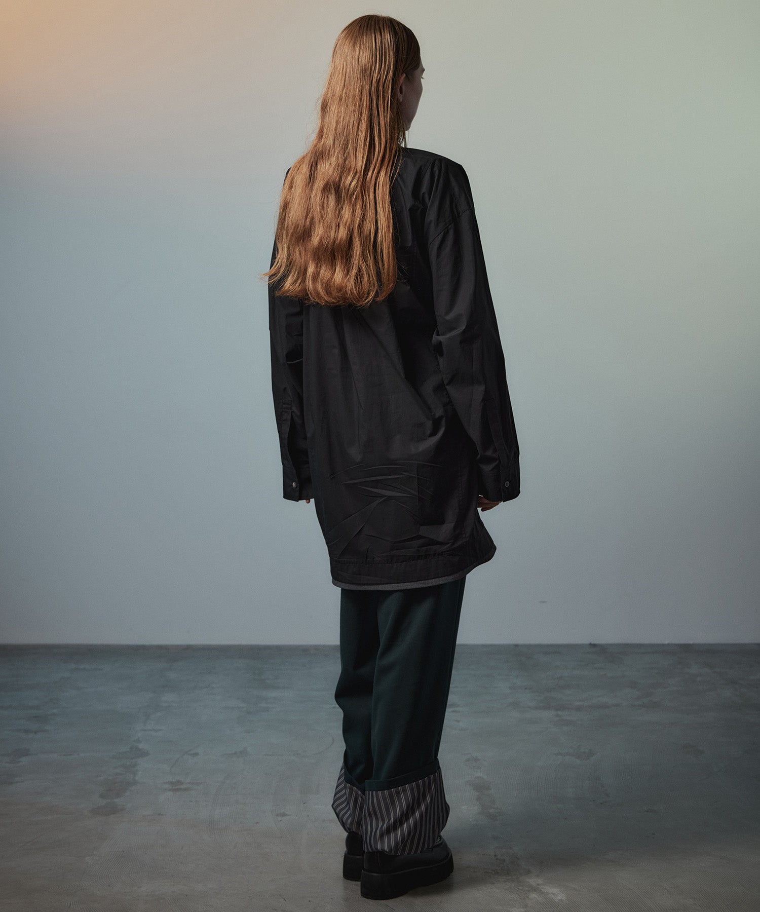【26AUTUMN PRE-ORDER】Roll-Up Stripe Pants