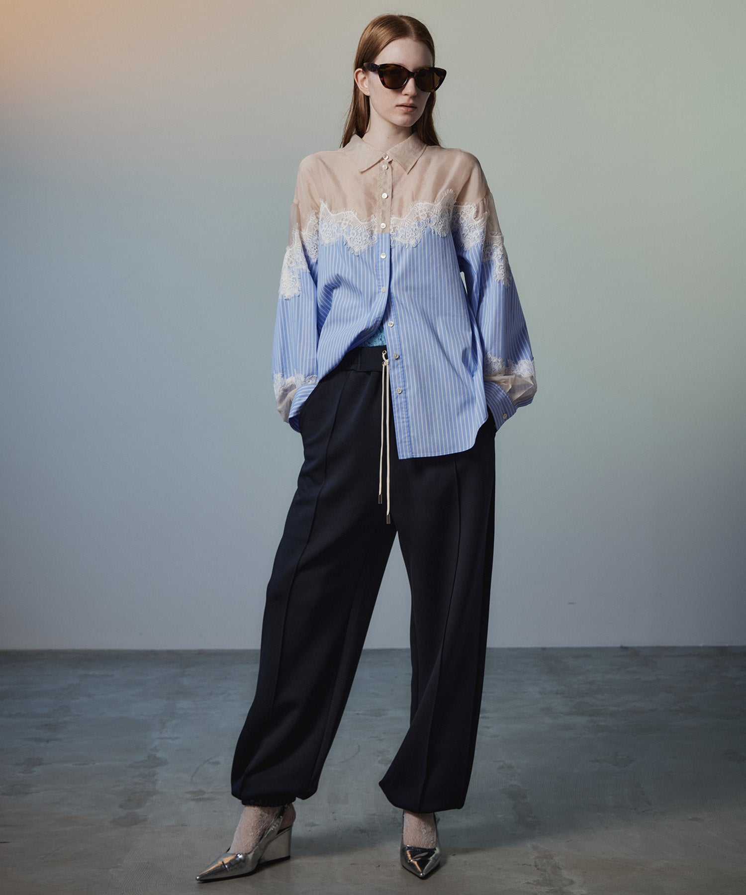 【26AUTUMN PRE-ORDER】Lace-Up Jogger Pants