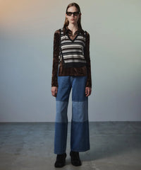 Multi-Border Knit Vest