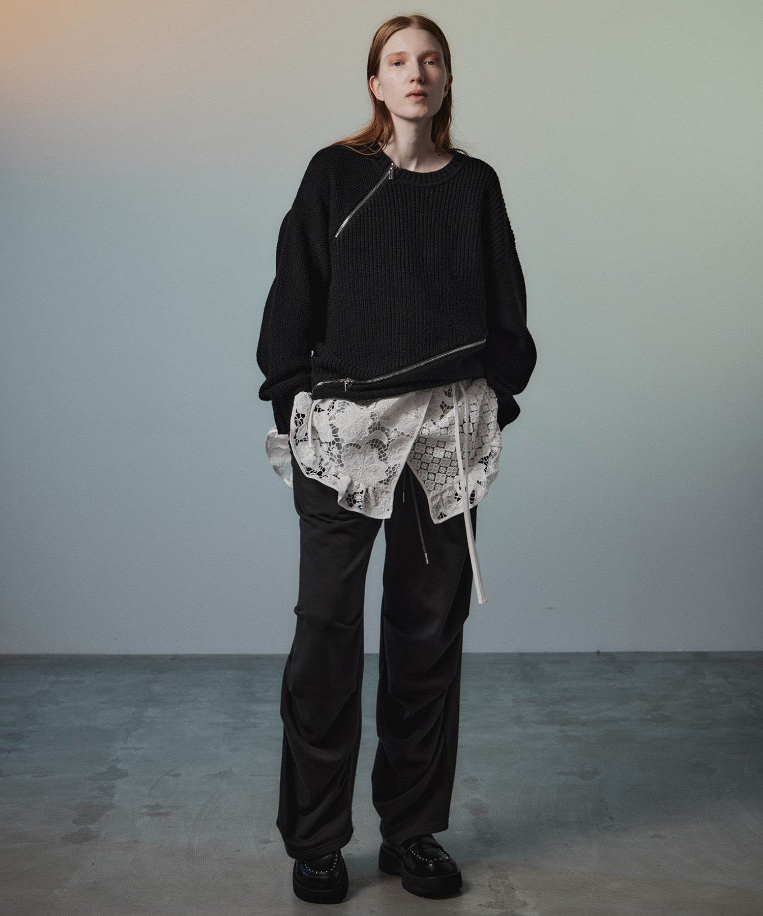 【26AUTUMN PRE-ORDER】Lace Apron Tunic