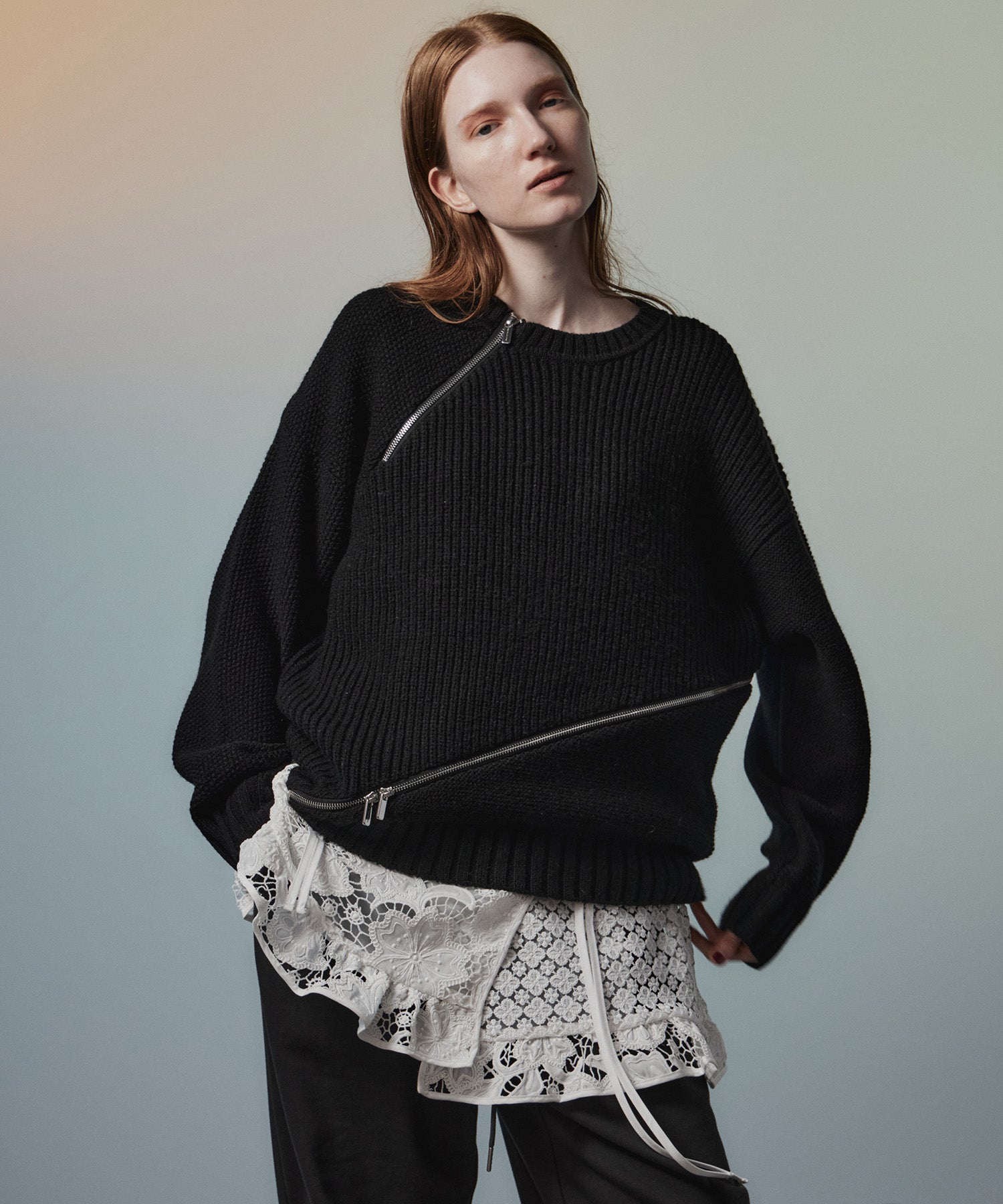 【26AUTUMN PRE-ORDER】Zipper Knit