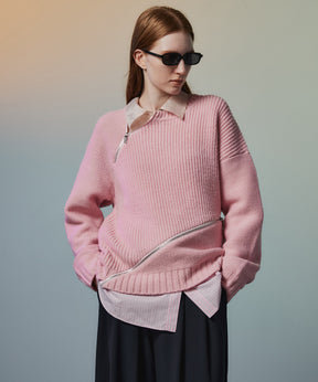 【26AUTUMN PRE-ORDER】Zipper Knit