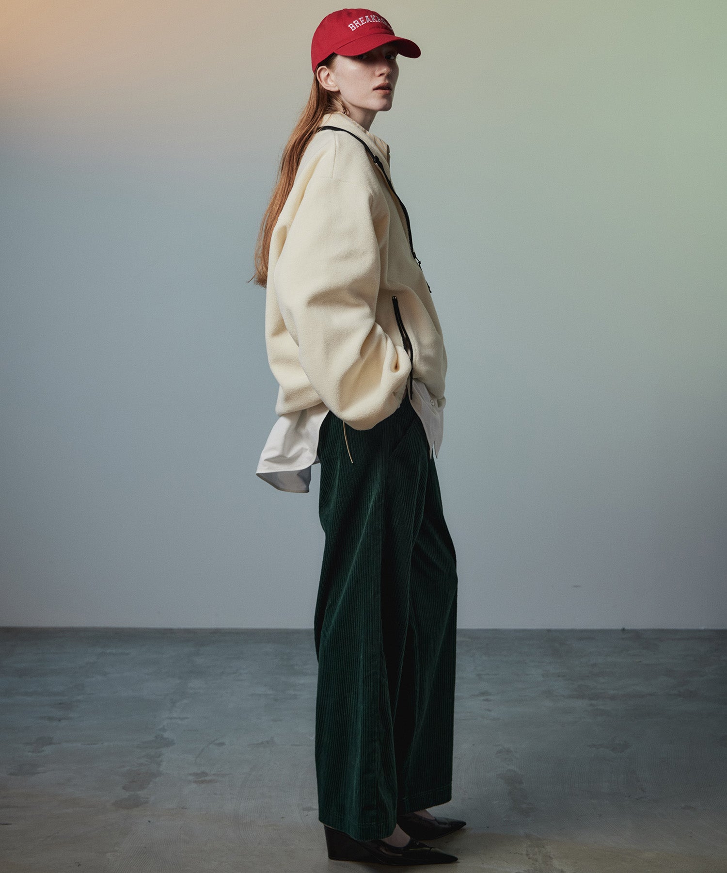 【26AUTUMN PRE-ORDER】Half-Zip Fleece Top