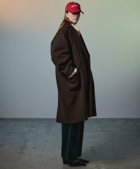 【26AUTUMN PRE-ORDER】Super 140 Balloon Sleeve Wool Long Coat