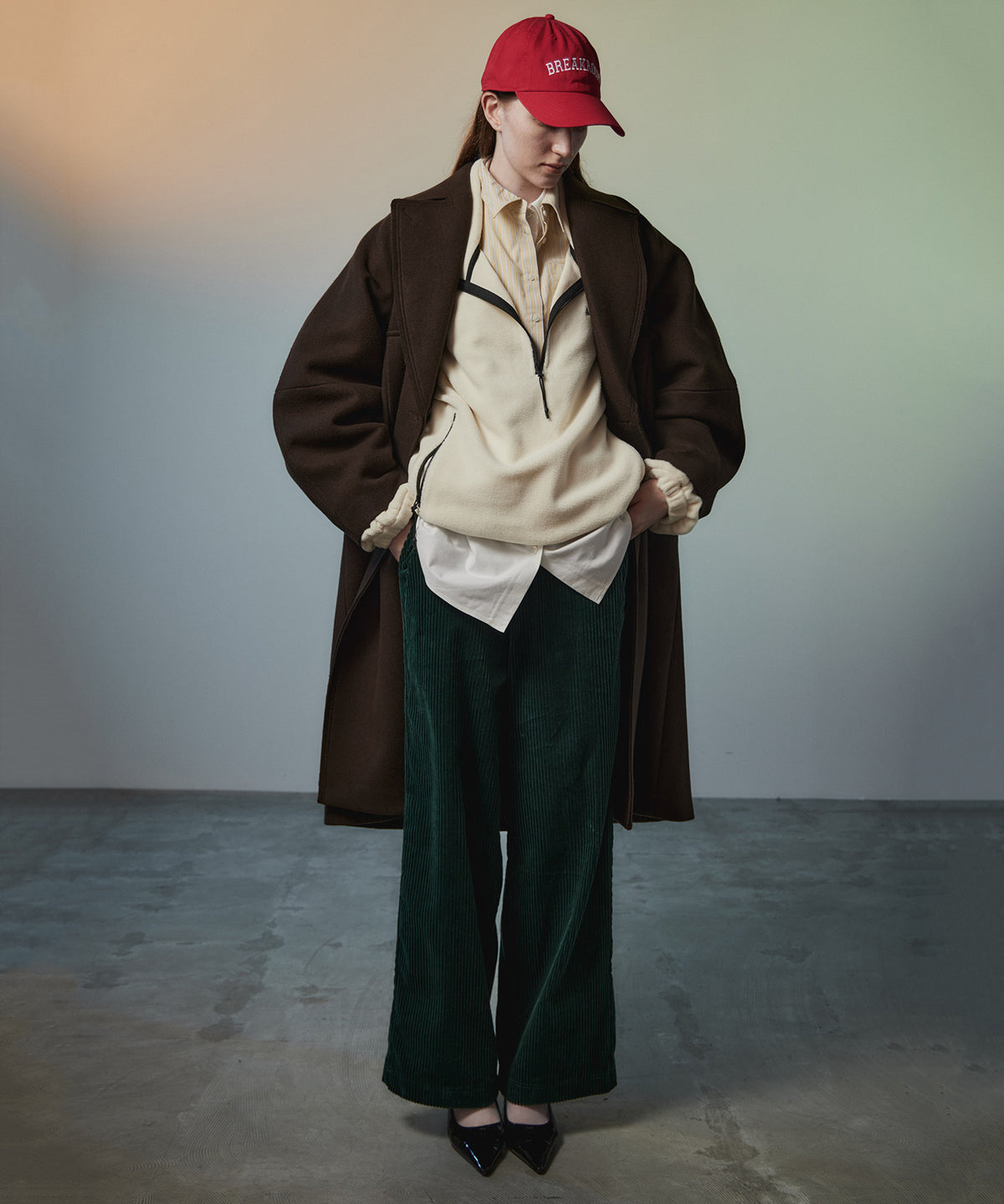 【26AUTUMN PRE-ORDER】Super 140 Balloon Sleeve Wool Long Coat