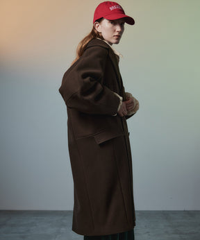 【26AUTUMN PRE-ORDER】Super 140 Balloon Sleeve Wool Long Coat