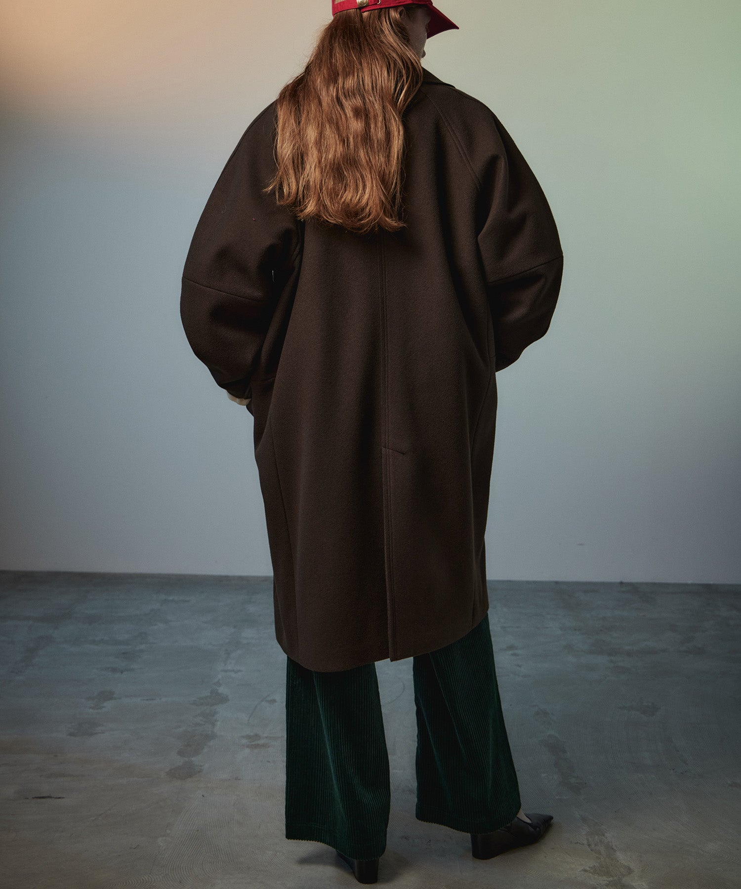 【26AUTUMN PRE-ORDER】Super 140 Balloon Sleeve Wool Long Coat