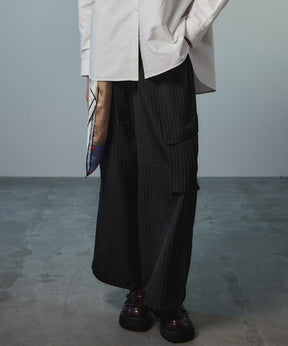 【26AUTUMN PRE-ORDER】Belted Suiting Cargo Pants