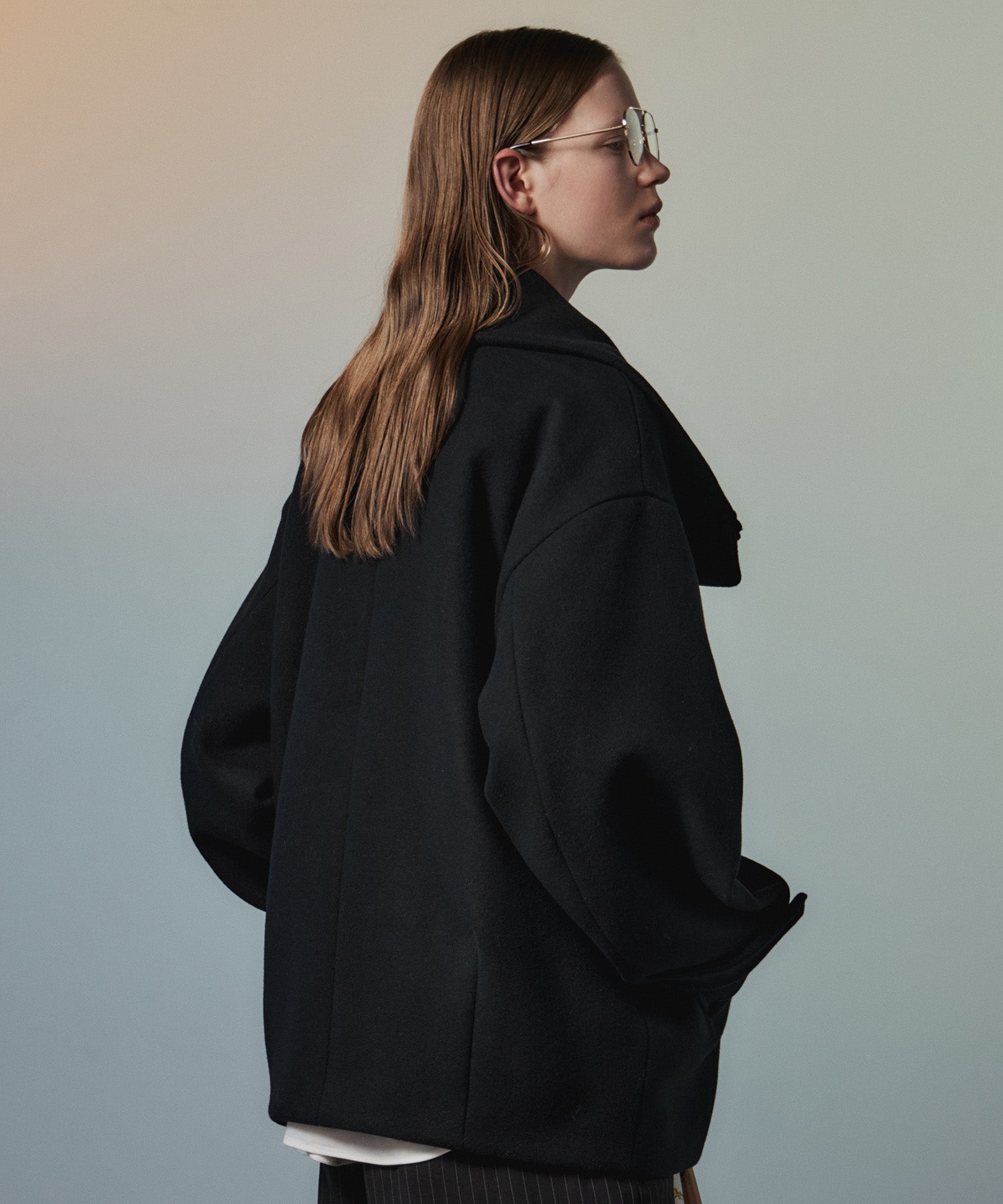 【26AUTUMN PRE-ORDER】Oversized High-Neck Midi Coat