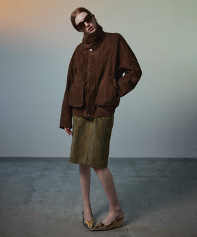 【26AUTUMN PRE-ORDER】Layered Multi-Fabric Midi Skirt