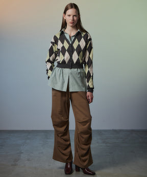 【26AUTUMN PRE-ORDER】Argyle Cardigan