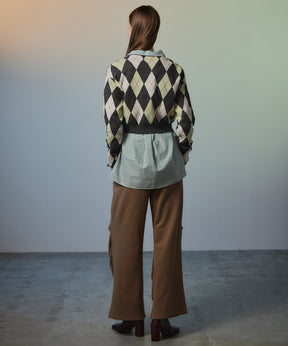 【26AUTUMN PRE-ORDER】Argyle Cardigan
