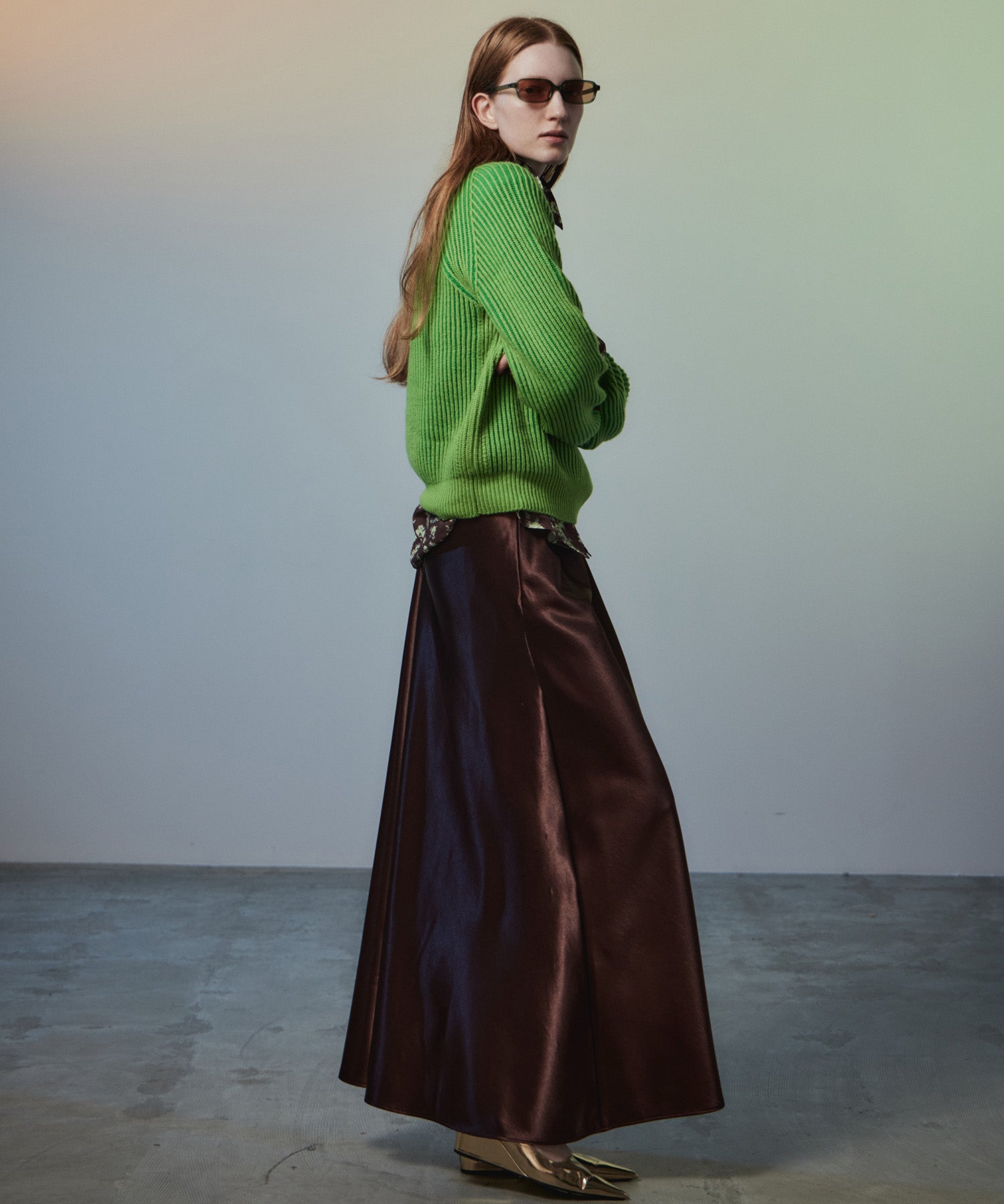【26AUTUMN PRE-ORDER】Satin Skirt