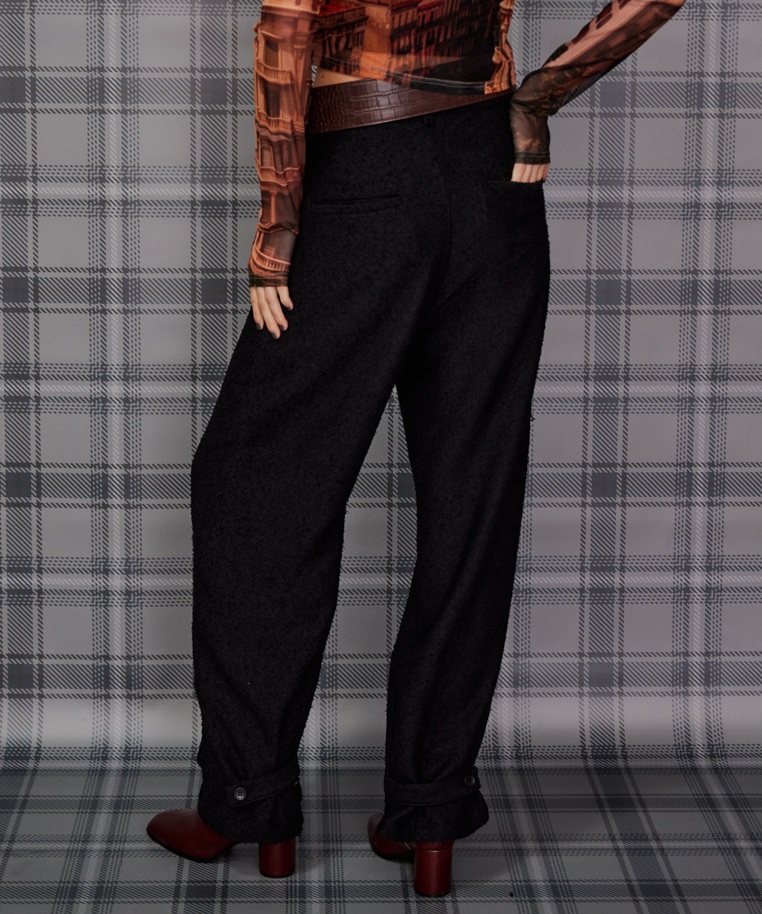 【26AUTUMN PRE-ORDER】Multi-Fabric Square Short Boots