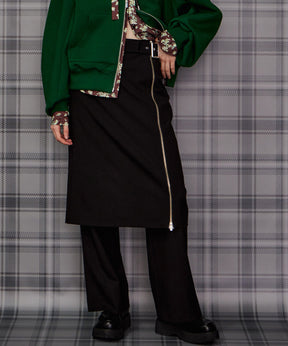 【26AUTUMN PRE-ORDER】Zipper Skirt Set Pants