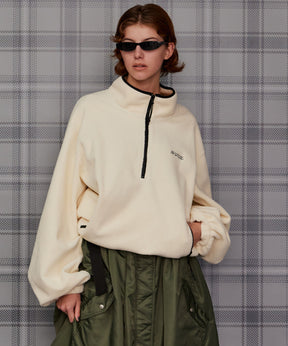 【26AUTUMN PRE-ORDER】Half-Zip Fleece Top
