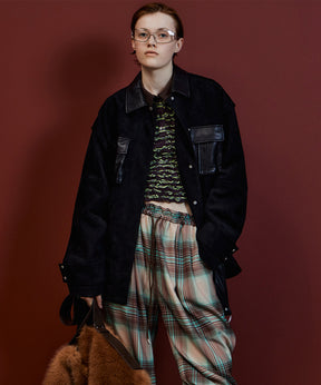 【26AUTUMN PRE-ORDER】Faux Suede Blouson