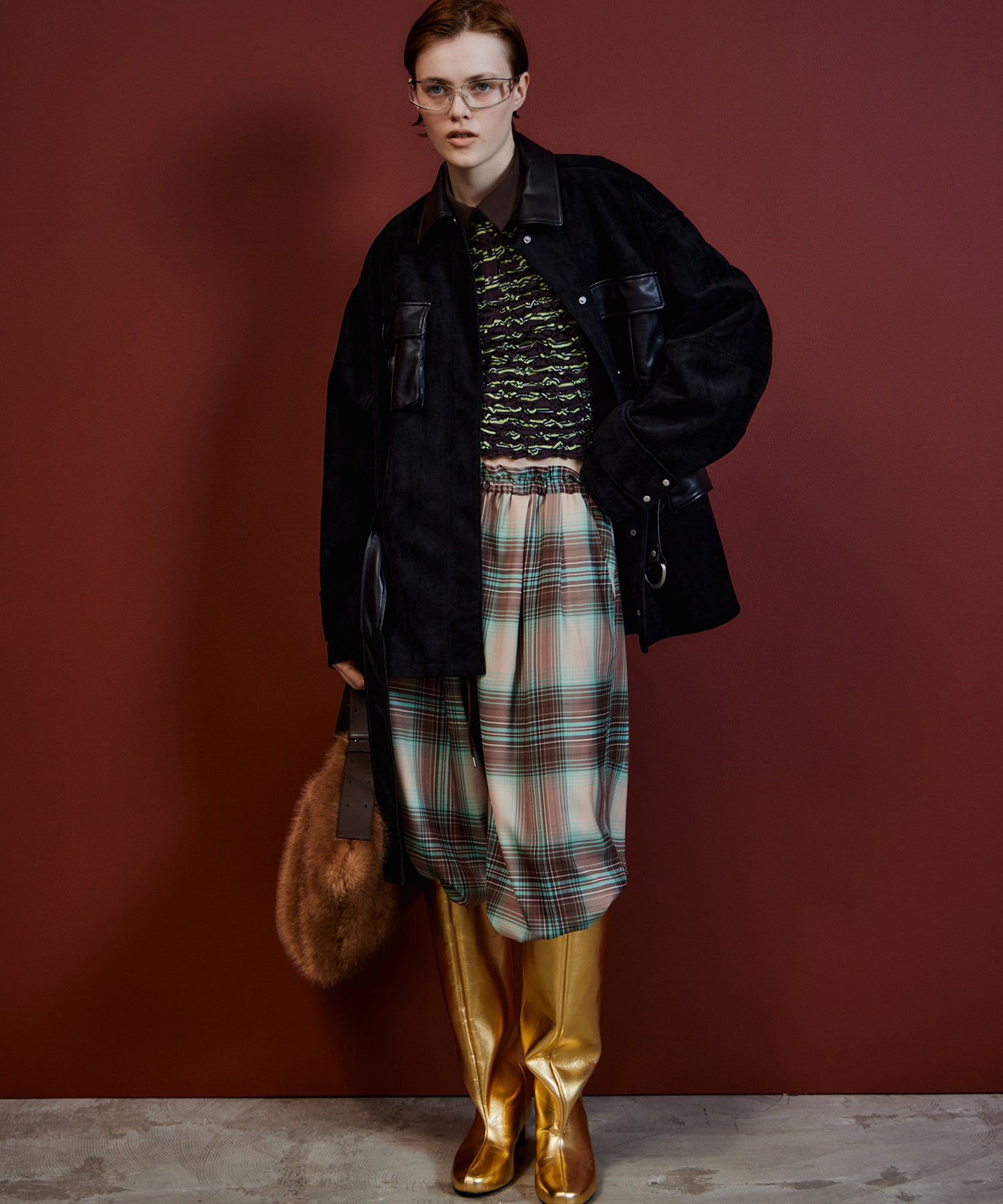 【26AUTUMN PRE-ORDER】Faux Suede Blouson