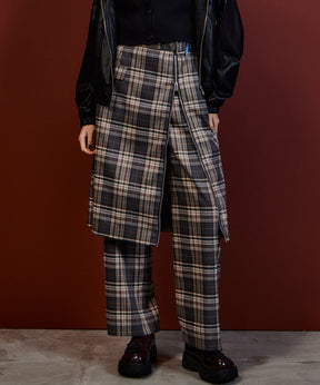 【26AUTUMN PRE-ORDER】Zipper Skirt Set Pants